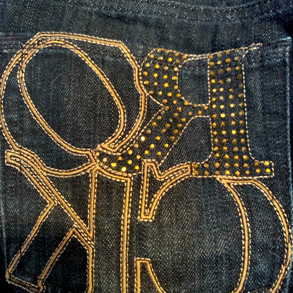 Rock &Republic jeans. Small while near gem. Shown in pics.